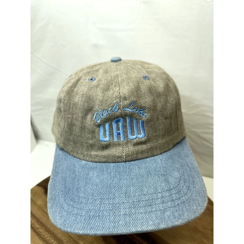 UNITED AUTO WORKERS UAW Hat Cap Blacklake Strapback adjustable snapback cap‎ USA